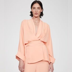 Rodebjer Tennessee Twill Wrap Top